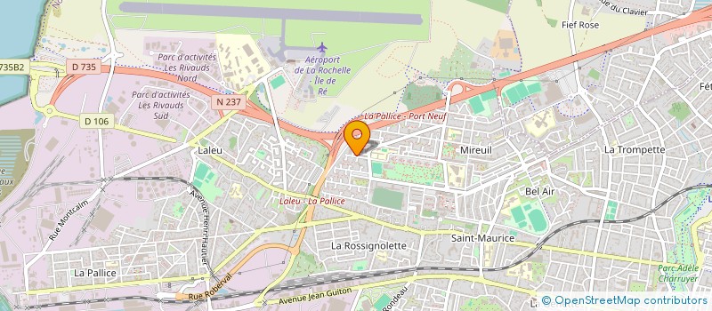localisation de l'entreprise SOCIETE CIVILE DE MOYENS DU CABINET DE MEDECINE INFANTILE à LA ROCHELLE