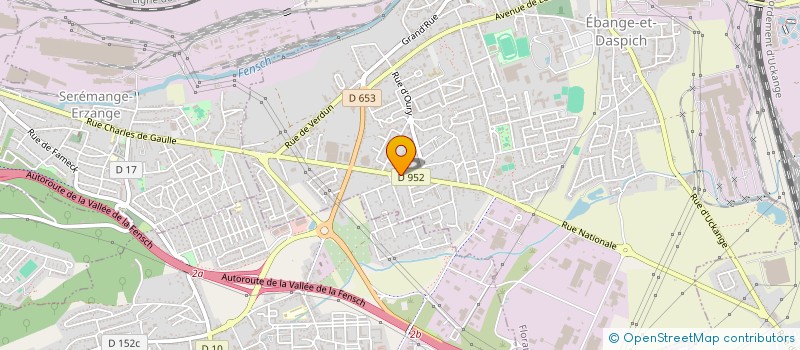 localisation de l'entreprise SOCIETE CIVILE DE MOYENS DU CABINET MEDICAL DES DOCTEURS APTE-TOHME , GOEURY ET GAILLOT à FLORANGE