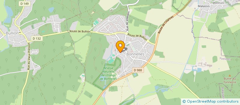 localisation de l'entreprise SOCIETE CIVILE DE MOYENS DU CABINET MEDICAL SAINT SYMPHORIEN  BONNELLES