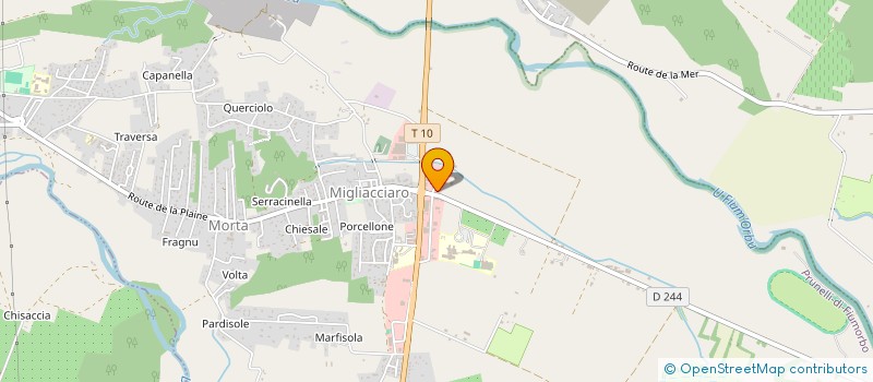 localisation de l'entreprise SOCIETE CIVILE DE MOYENS DU CENTRE DE SOINS INFIRMIERS DU FIUMORBU à PRUNELLI-DI-FIUMORBO