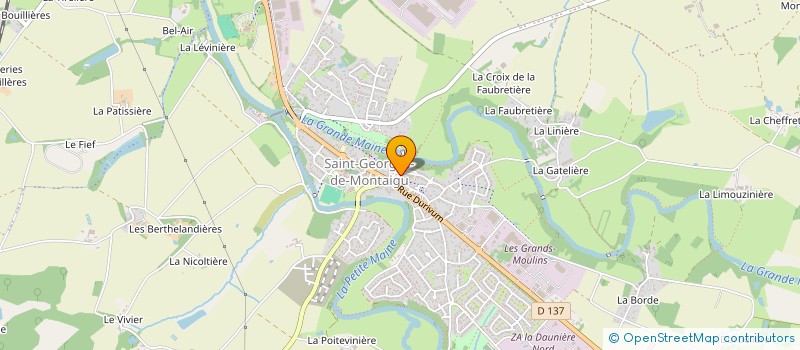 localisation de l'entreprise SOCIETE CIVILE DE MOYENS DU CENTRE MEDICAL DE SAINT GEORGES DE MONTAIGU à MONTAIGU-VENDEE