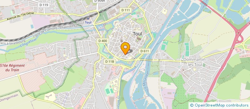 localisation de l'entreprise SOCIETE CIVILE DE MOYENS DU DOCTEUR OLIVIER SELTON à TOUL