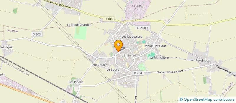 localisation de l'entreprise SOCIETE CIVILE DE MOYENS DU RONDEAU  LA JARNE