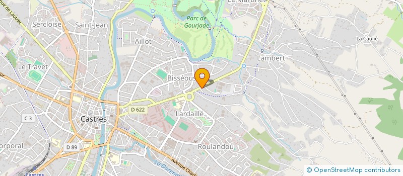 localisation de l'entreprise SOCIETE CIVILE DE MOYENS DU SAILLENC, EN ABREGE SCM DU SAILLENC  CASTRES