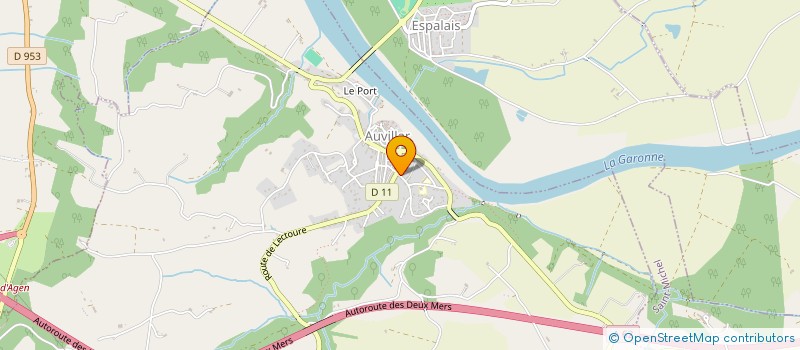 localisation de l'entreprise SOCIETE CIVILE DE MOYENS DUBOSC - LE DOARE  AUVILLAR