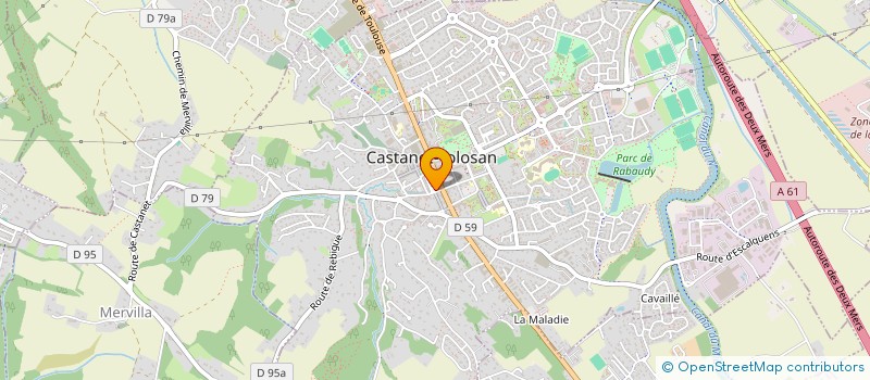 localisation de l'entreprise SOCIETE CIVILE DE MOYENS DUCLERC GIROUD FERRET à CASTANET-TOLOSAN