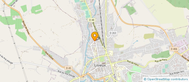 localisation de l'entreprise SOCIETE CIVILE DE MOYENS DUVAL-BANSE-GUENAULT  LISIEUX