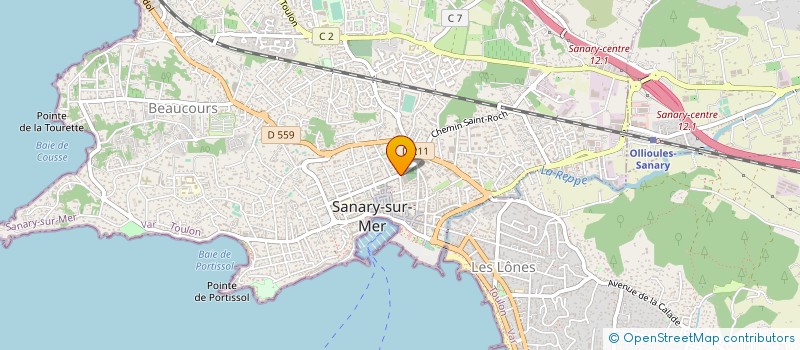 localisation de l'entreprise SOCIETE CIVILE DE MOYENS ECHORAD à SANARY-SUR-MER