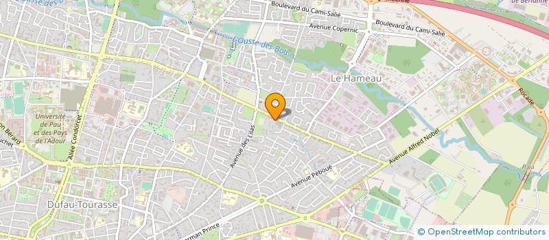 localisation de l'entreprise SOCIETE CIVILE DE MOYENS ENTRE LES MAINS à PAU