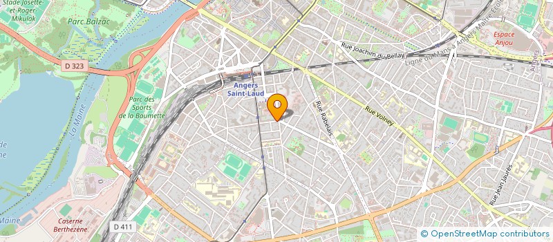 localisation de l'entreprise SOCIETE CIVILE DE MOYENS EVAIN à ANGERS