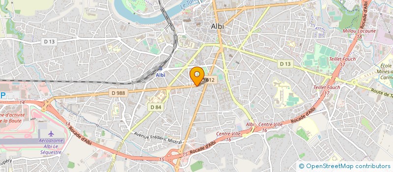 localisation de l'entreprise SOCIETE CIVILE DE MOYENS FABRE - GUITARD - MILLIET - MISMETTI-LALEURE à ALBI