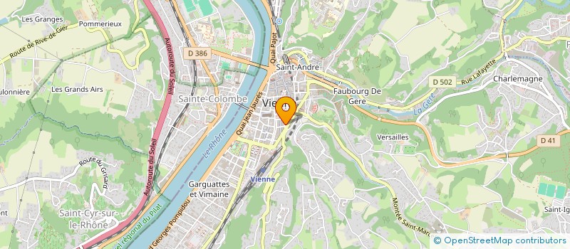 localisation de l'entreprise SOCIETE CIVILE DE MOYENS FARAH STORA  VIENNE