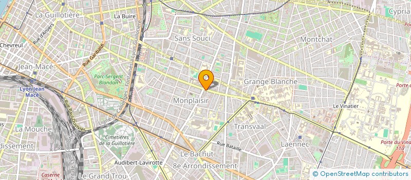 localisation de l'entreprise SOCIETE CIVILE DE MOYENS FAYOLLE VERHILLE à LYON