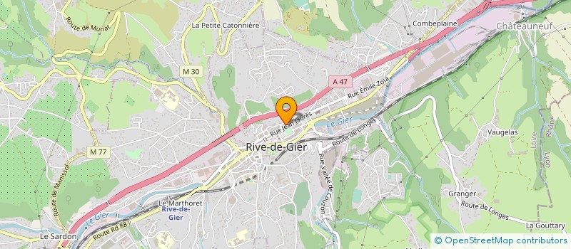 localisation de l'entreprise SOCIETE CIVILE DE MOYENS FRANCIA-LABROSSE-CAMBESSEDES à RIVE-DE-GIER