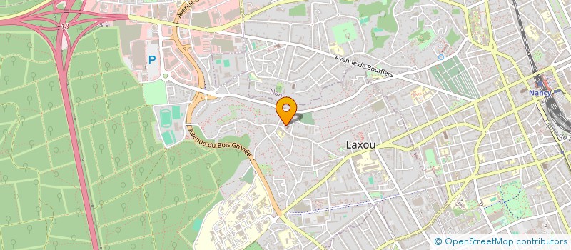 localisation de l'entreprise SOCIETE CIVILE DE MOYENS FRIDERICH - VANNESSON ET AUBERT à LAXOU