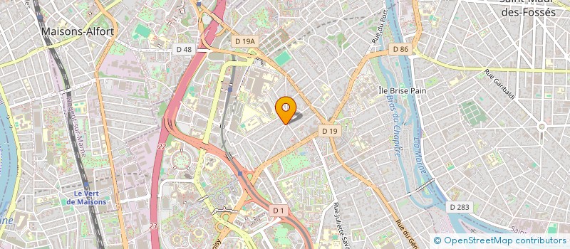 localisation de l'entreprise SOCIETE CIVILE DE MOYENS G2M  CRETEIL