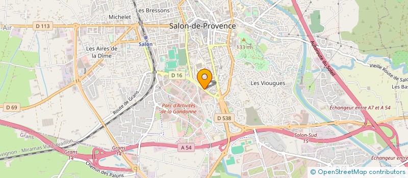 localisation de l'entreprise SOCIETE CIVILE DE MOYENS GARDERE/GAILLARD-GROLEAS à SALON-DE-PROVENCE
