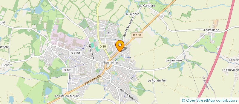 localisation de l'entreprise SOCIETE CIVILE DE MOYENS GUTTA à LA FERRIERE