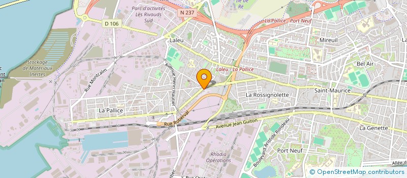 localisation de l'entreprise SOCIETE CIVILE DE MOYENS H.B.P.R.P à LA ROCHELLE