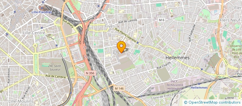 localisation de l'entreprise SOCIETE CIVILE DE MOYENS H2M PODOLOGIE à LILLE