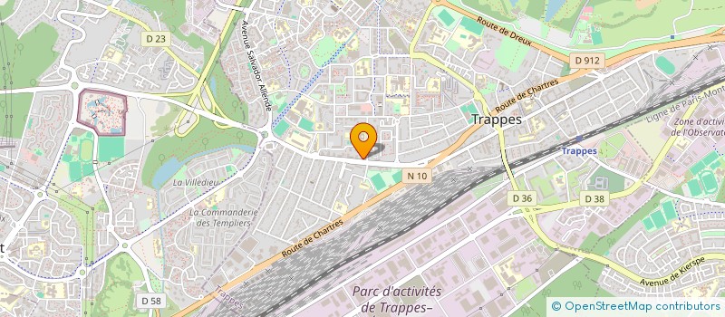 localisation de l'entreprise SOCIETE CIVILE DE MOYENS HENRI WALLON  TRAPPES