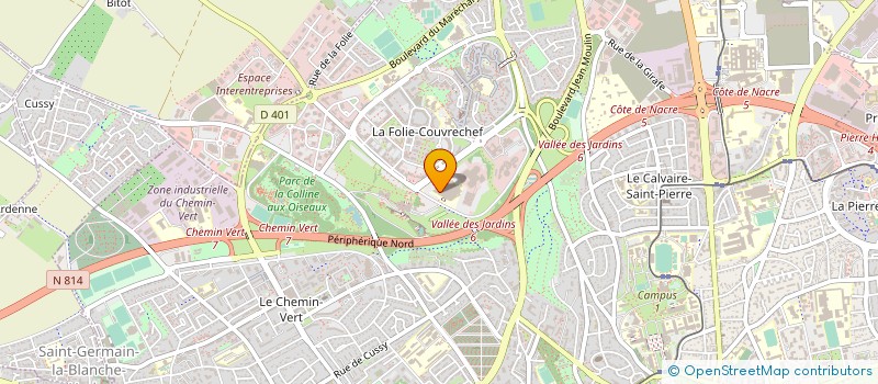 localisation de l'entreprise SOCIETE CIVILE DE MOYENS HMJ à CAEN