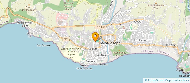 localisation de l'entreprise SOCIETE CIVILE DE MOYENS HUCHOT ET GENSOUS à SAINT-JOSEPH