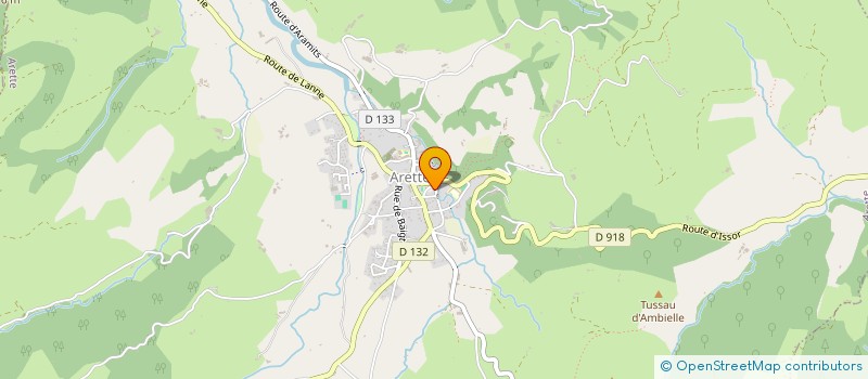 localisation de l'entreprise SOCIETE CIVILE DE MOYENS IBARRY  ARETTE