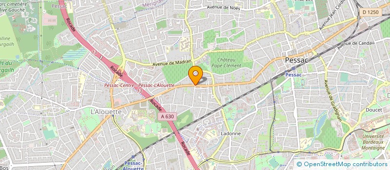 localisation de l'entreprise SOCIETE CIVILE DE MOYENS IMAGERIE MEDICALE DE L'OUEST BORDELAIS à PESSAC