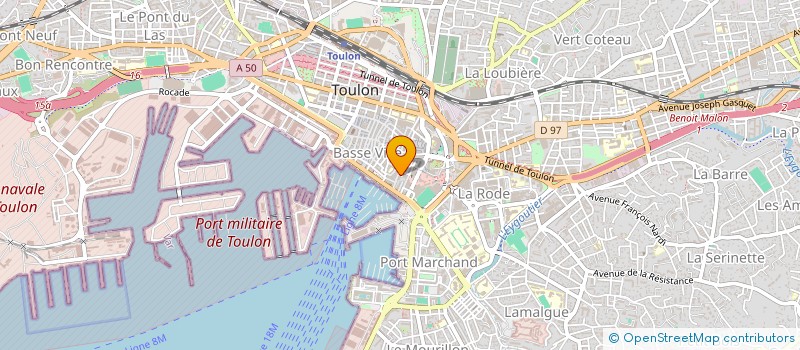 localisation de l'entreprise SOCIETE CIVILE DE MOYENS IVAN-BALAN-DA SILVA à TOULON