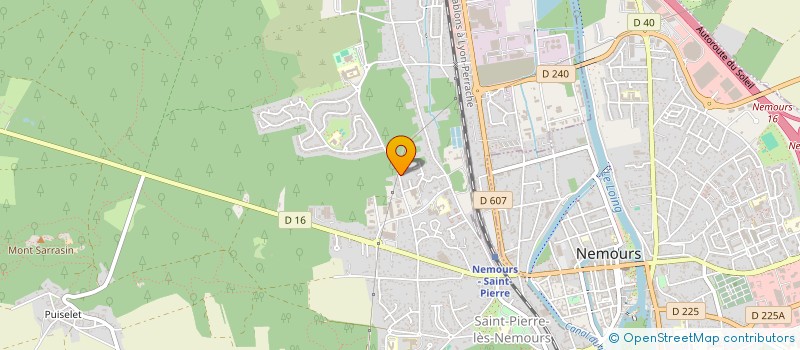 localisation de l'entreprise SOCIETE CIVILE DE MOYENS JAMET - BENDYOUKOFF - FAVEROLLES  SAINT-PIERRE-LES-NEMOURS