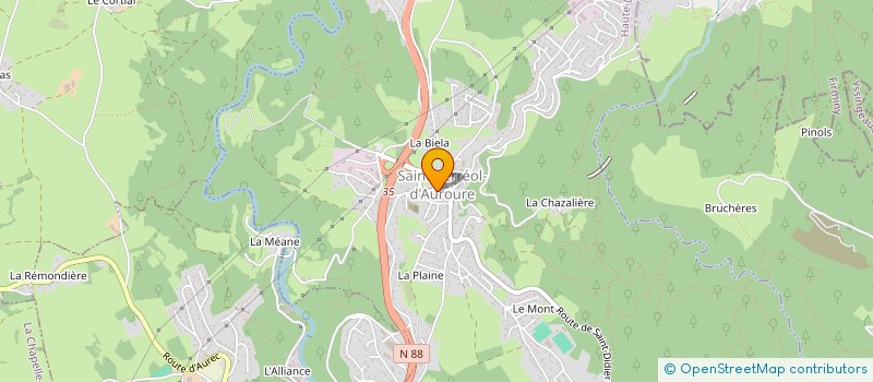 localisation de l'entreprise SOCIETE CIVILE DE MOYENS JOUEN-LEBUY-MARGERIT  SAINT-FERREOL-D'AUROURE