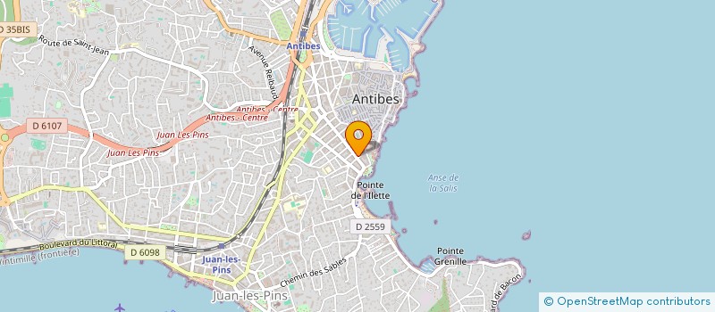 localisation de l'entreprise SOCIETE CIVILE DE MOYENS JOZWICKI - MERCIER à ANTIBES