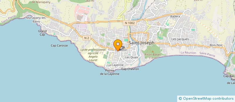 localisation de l'entreprise SOCIETE CIVILE DE MOYENS KINE-BALNEO DE SAINT JOSEPH à SAINT-JOSEPH