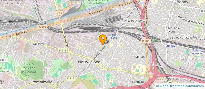 localisation de l'entreprise SOCIETE CIVILE DE MOYENS KINE SAINT-JEAN à NOISY-LE-SEC