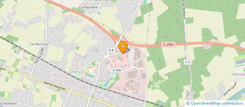 localisation de l'entreprise SOCIETE CIVILE DE MOYENS KINES BELLES RIVES à CHECY