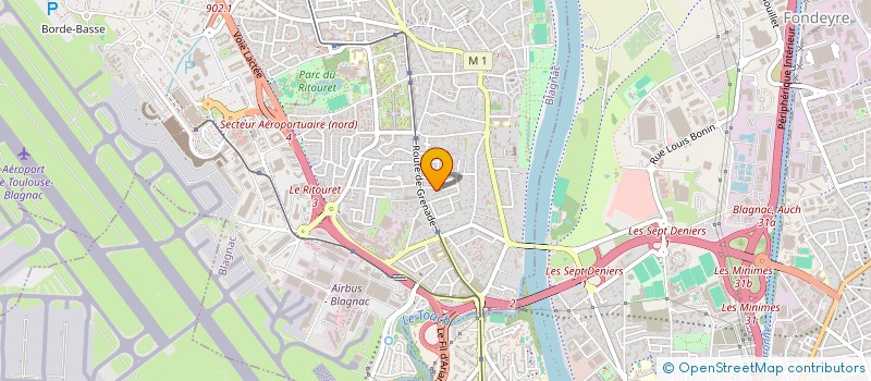 localisation de l'entreprise SOCIETE CIVILE DE MOYENS KINESANTE à BLAGNAC