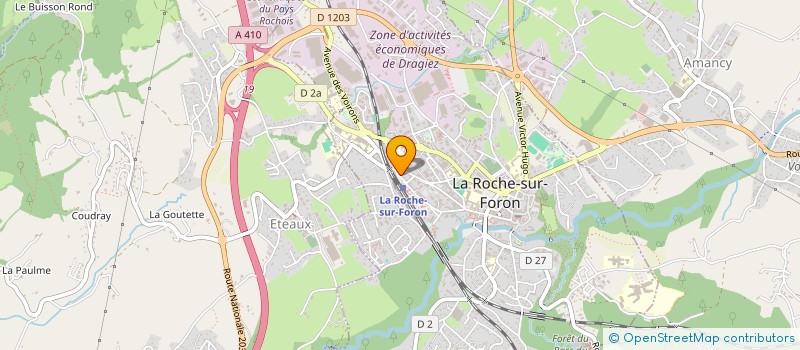 localisation de l'entreprise SOCIETE CIVILE DE MOYENS KINESITHERAPIE DU FORON  LA ROCHE-SUR-FORON