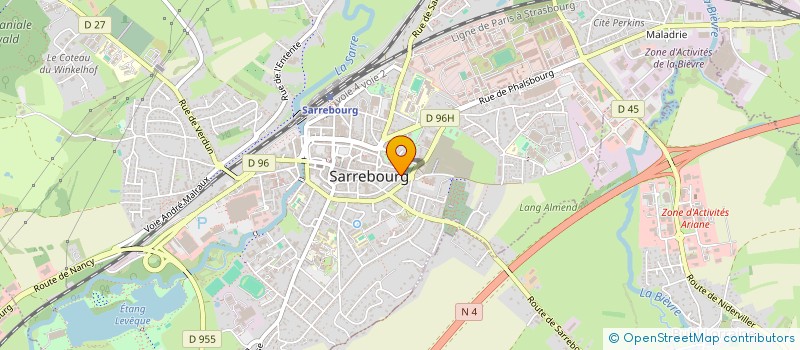 localisation de l'entreprise SOCIETE CIVILE DE MOYENS KINESPORT SARREBOURG à SARREBOURG