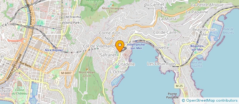 localisation de l'entreprise SOCIETE CIVILE DE MOYENS KIRO à VILLEFRANCHE-SUR-MER