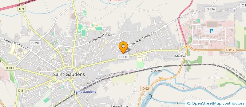 localisation de l'entreprise SOCIETE CIVILE DE MOYENS L.O.C  SAINT-GAUDENS