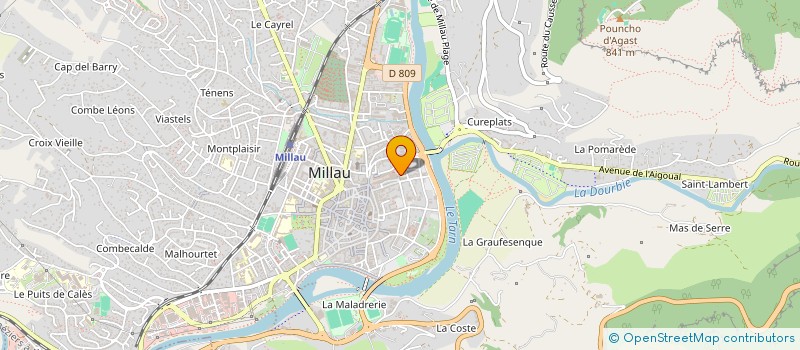 localisation de l'entreprise SOCIETE CIVILE DE MOYENS LA CAPELLE à MILLAU