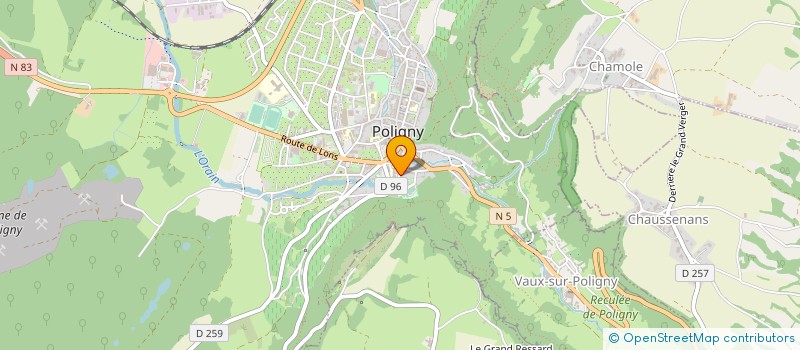 localisation de l'entreprise SOCIETE CIVILE DE MOYENS LA GLANTINE à POLIGNY