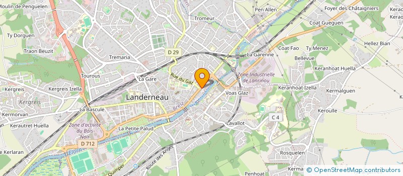 localisation de l'entreprise SOCIETE CIVILE DE MOYENS LA MARMAILLE  LANDERNEAU