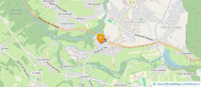 localisation de l'entreprise SOCIETE CIVILE DE MOYENS LA THIOLLYRE  VIUZ-EN-SALLAZ