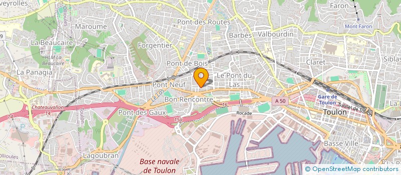 localisation de l'entreprise SOCIETE CIVILE DE MOYENS LA TRAVERSE  TOULON