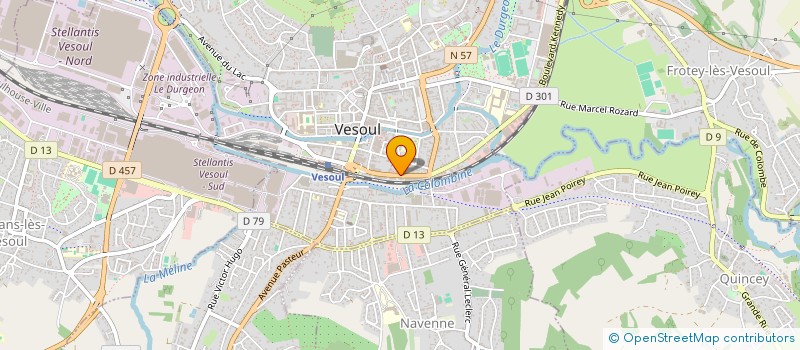 localisation de l'entreprise SOCIETE CIVILE DE MOYENS LAD  VESOUL