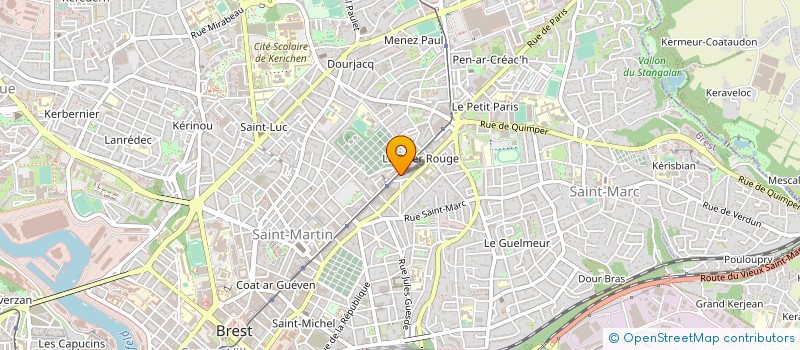 localisation de l'entreprise SOCIETE CIVILE DE MOYENS LAGUIN-VERBERCKT-GUIGANTON à BREST