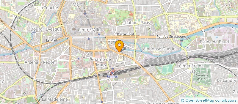 localisation de l'entreprise SOCIETE CIVILE DE MOYENS LECOEUR BERNON POULIQUEN HARDY-DESSOURCES GADBY  RENNES