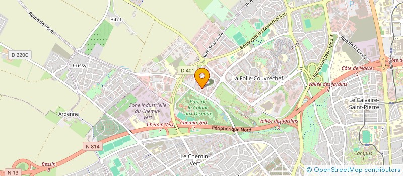 localisation de l'entreprise SOCIETE CIVILE DE MOYENS LES CORSAIRES à CAEN